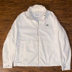 Lacoste Crème Zip Up Jacket